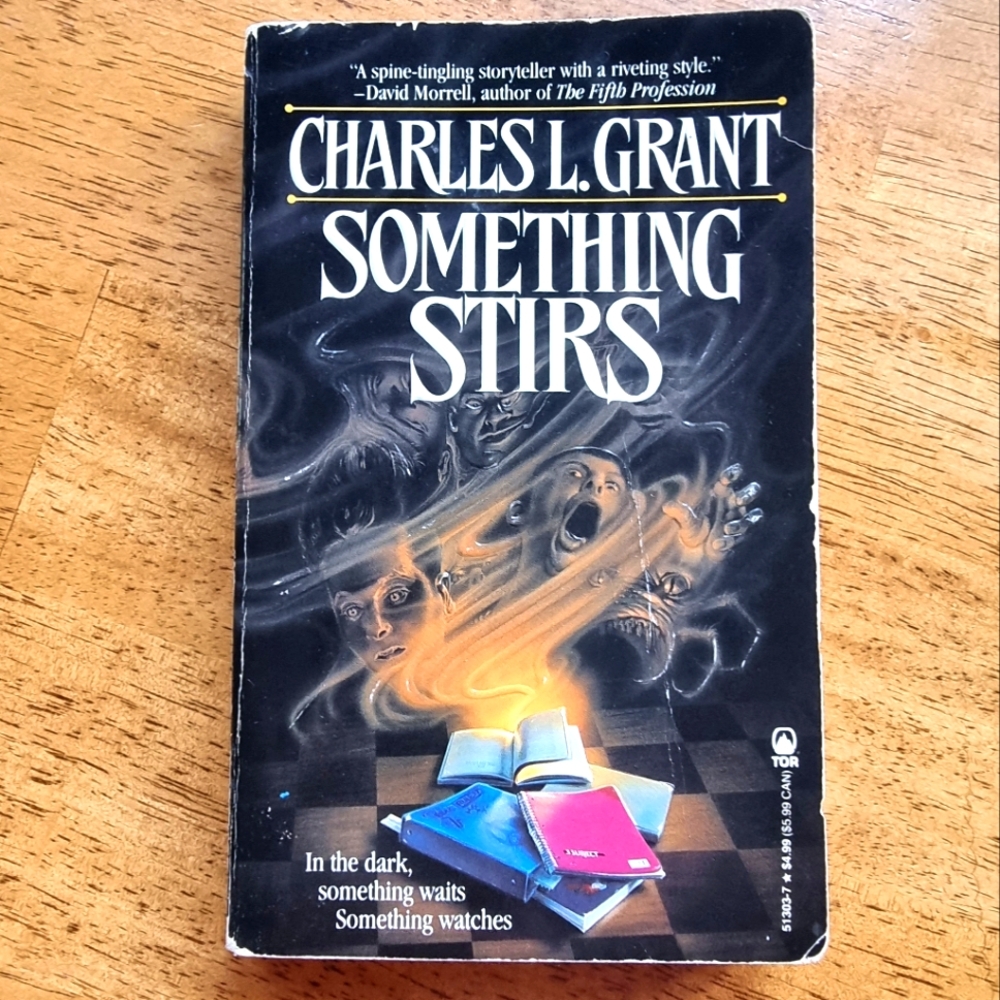 Charles L. Grant 'Something Stirs' Vintage Horror Paperback Book